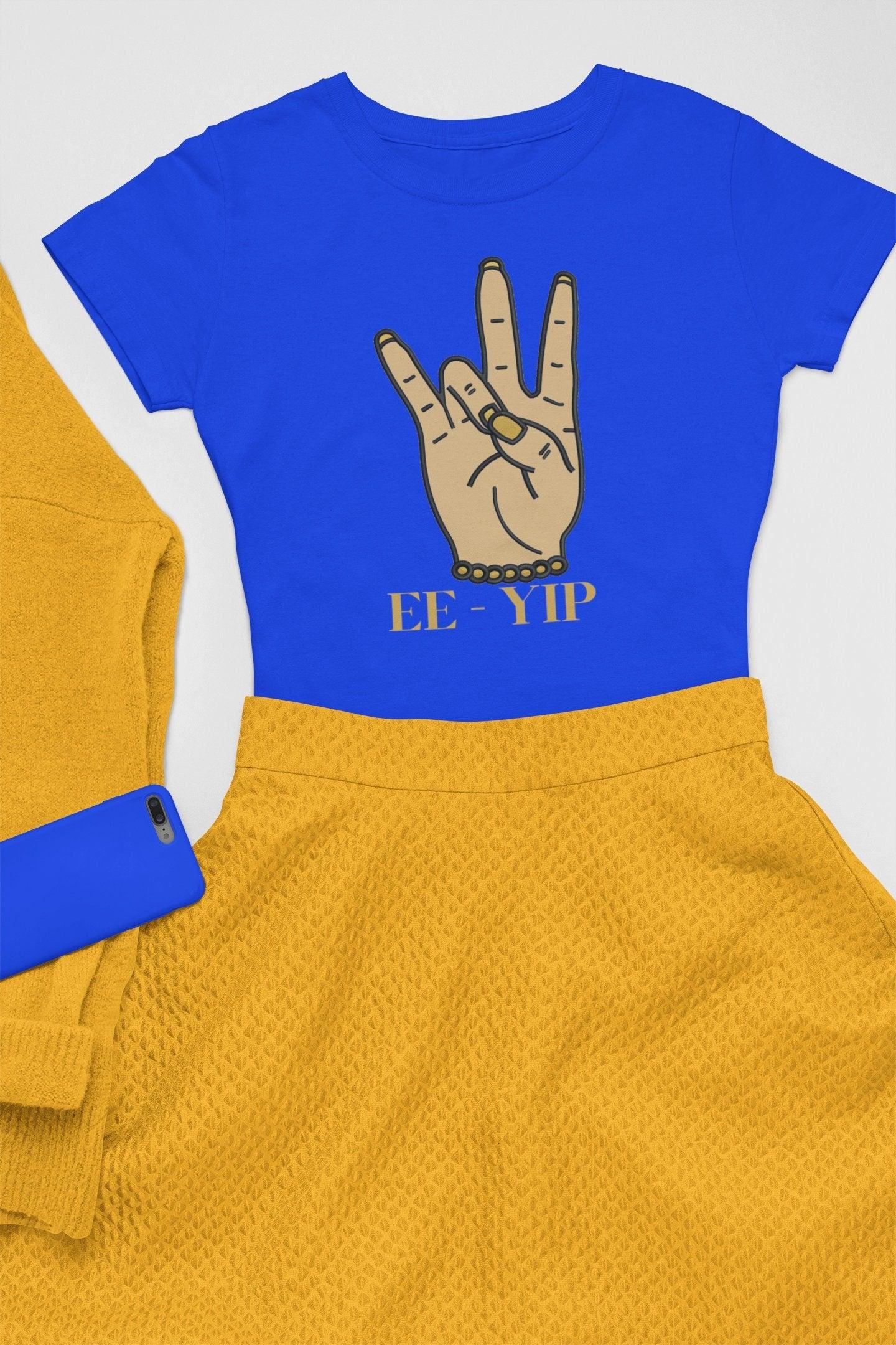 Sigma Gamma Rho Sorority Gifts | 1922 Shirt | SGRho T-shirt | Poodle Prance Tee | Sisterhood | NPHC | Rhoyalty | Royal Blue Gold | Ee-Yip