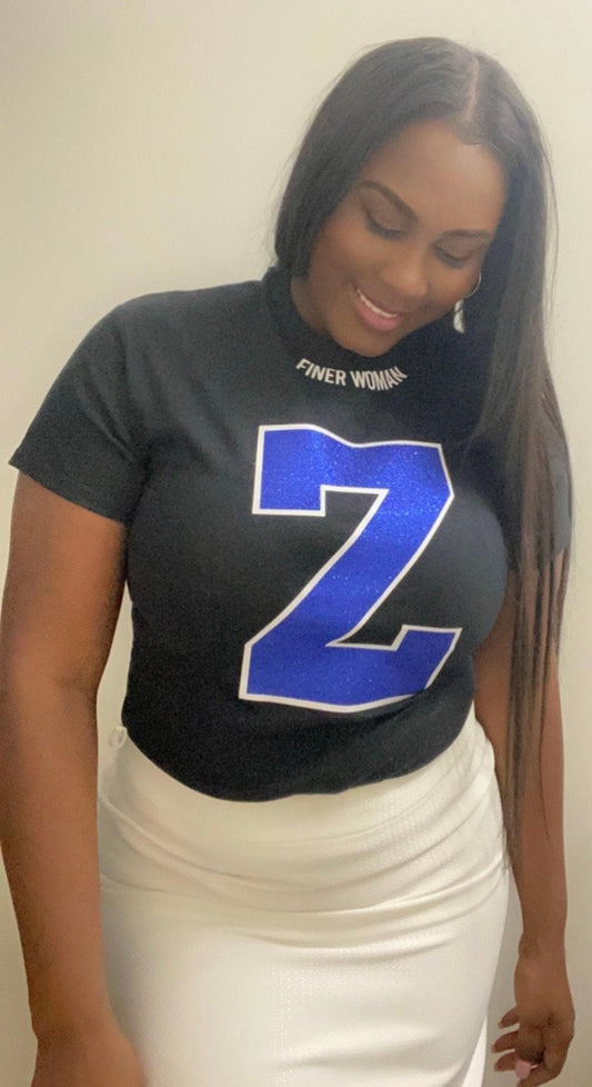 Zeta Phi Beta Sorority Gifts | 1920 Shirt | ZPhiB1920 T-shirt | Finer Woman Tee | Sisterhood | NPHC | ZPhiB | Royal Blue White | Z-Phiii ZPB