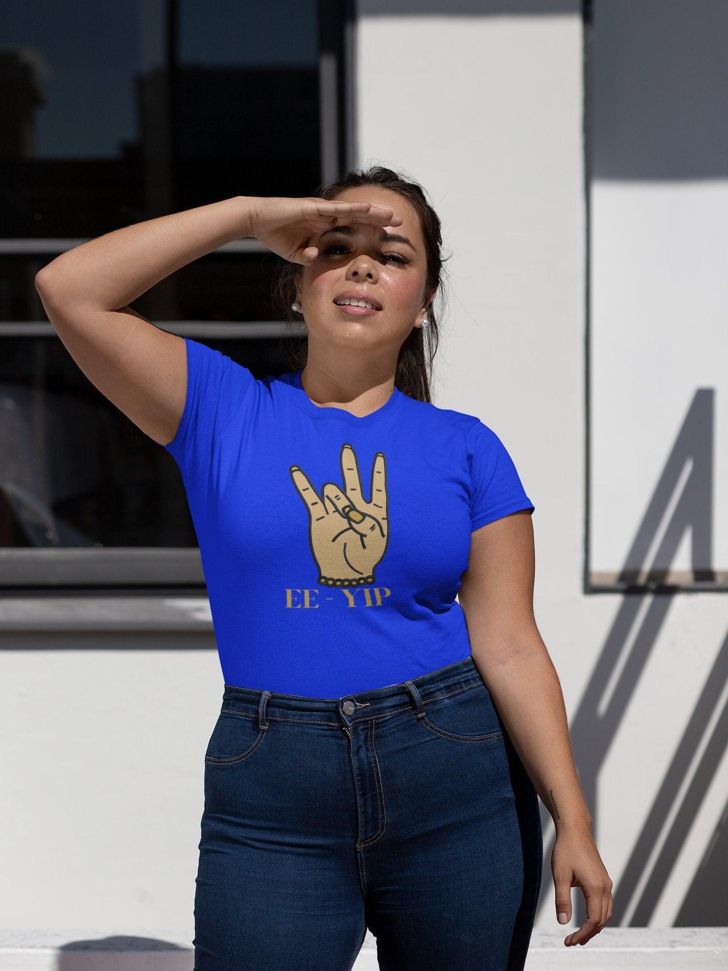 Sigma Gamma Rho Sorority Gifts | 1922 Shirt | SGRho T-shirt | Poodle Prance Tee | Sisterhood | NPHC | Rhoyalty | Royal Blue Gold | Ee-Yip