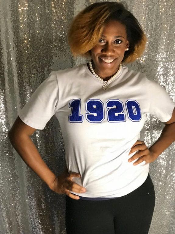 Zeta Phi Beta Sorority Gifts | 1920 Crew | ZPhiB1920 T-Shirt | Finer Woman Tee | Sisterhood | ZPhiB | Royal Blue White | Z-Phiii ZPB | Shirt