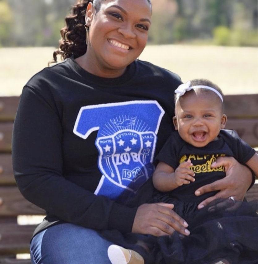 Zeta Phi Beta Sorority Gifts | 1920 Crew | ZPhiB1920 Sweatshirt | Finer Woman Sweater | Sisterhood | ZPhiB | Royal Blue White | Z-Phiii ZPB